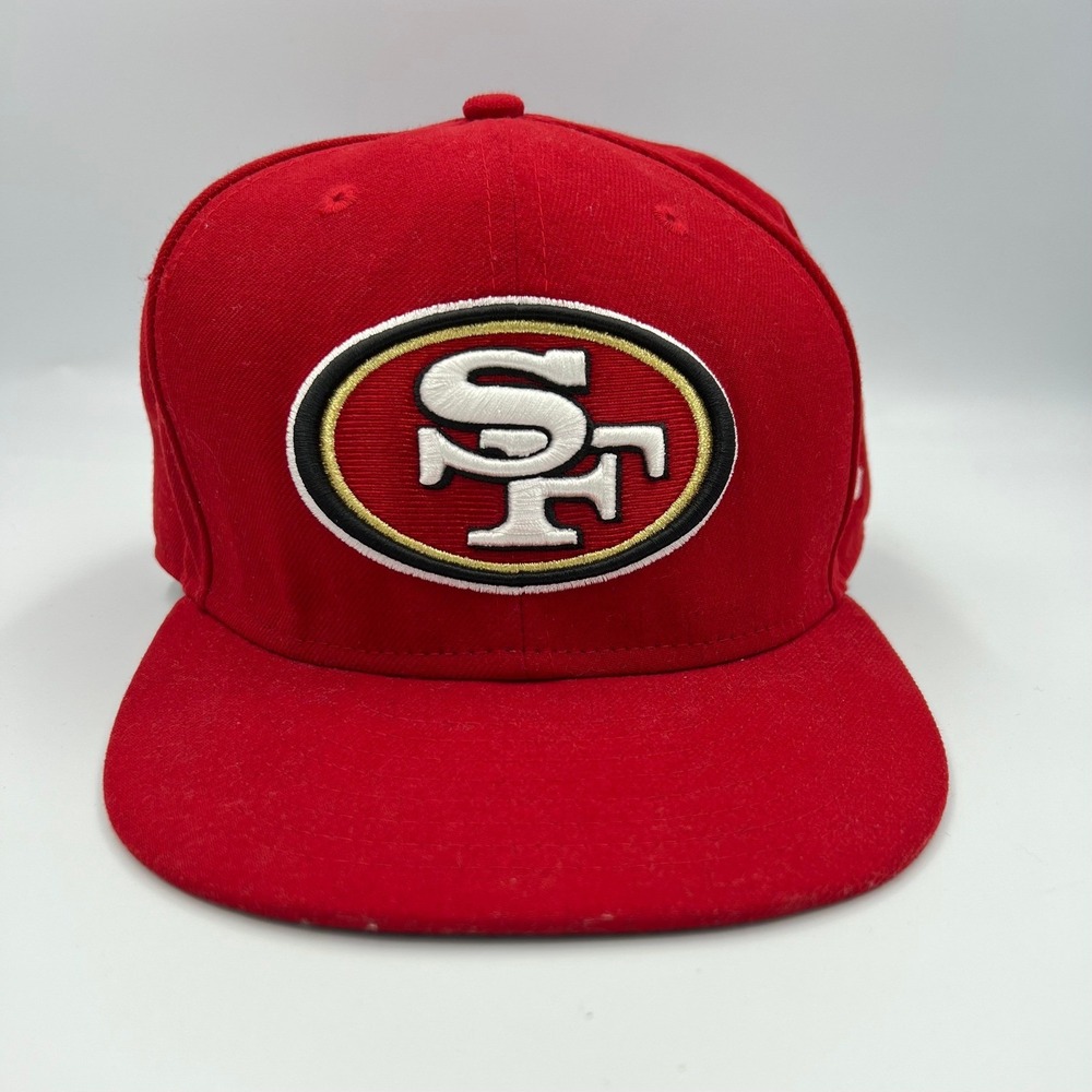 New Era 59FIFTY San Francisco 49ers Fitted Hat Size 7 3/4 Red NFL Cap Adult